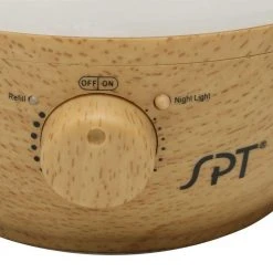 SPT Ultrasonic Cool Mist Humidifier with Fragrance Diffuser (Wood Grain) -Air Quality Shop beige cream spt humidifiers su 2550gn e1 1000