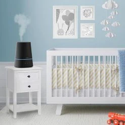 Pure Enrichment Hume Max Top Fill Humidifier in Black -Air Quality Shop black pure enrichment humidifiers pehumtop k 77 1000