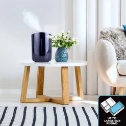 Air Innovations 1.33 Gal. Cool Mist Top Fill Humidifier for Large Rooms Up to 400 sq. ft. -Air Quality Shop blacks air innovations humidifiers humid36 black 31 1000