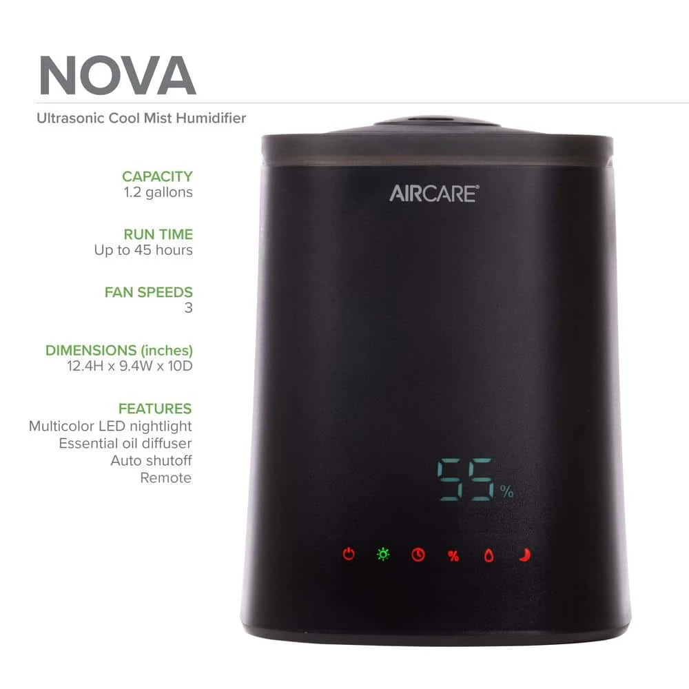 AIRCARE NOVA 1.2 Gal. Ultrasonic Humidifier for 750 sq. ft. 4 AIRCARE NOVA 1.2 Gal. Ultrasonic Humidifier for 750 sq. ft. - Image 2