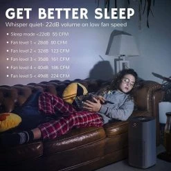 Airthereal AGH380 UV-C Air Purifier with H13 True HEPA Filter for Large Rooms, Home, Office, and Classroom - 519 Sq.Ft. -Glory Days 17 Airthereal AGH380 UV-C Air Purifier with H13 True HEPA Filter for Large Rooms, Home, Office, and Classroom - 519 Sq.Ft. -Glory Days -Air Quality Shop blacks airthereal air purifiers agh380 31 1000