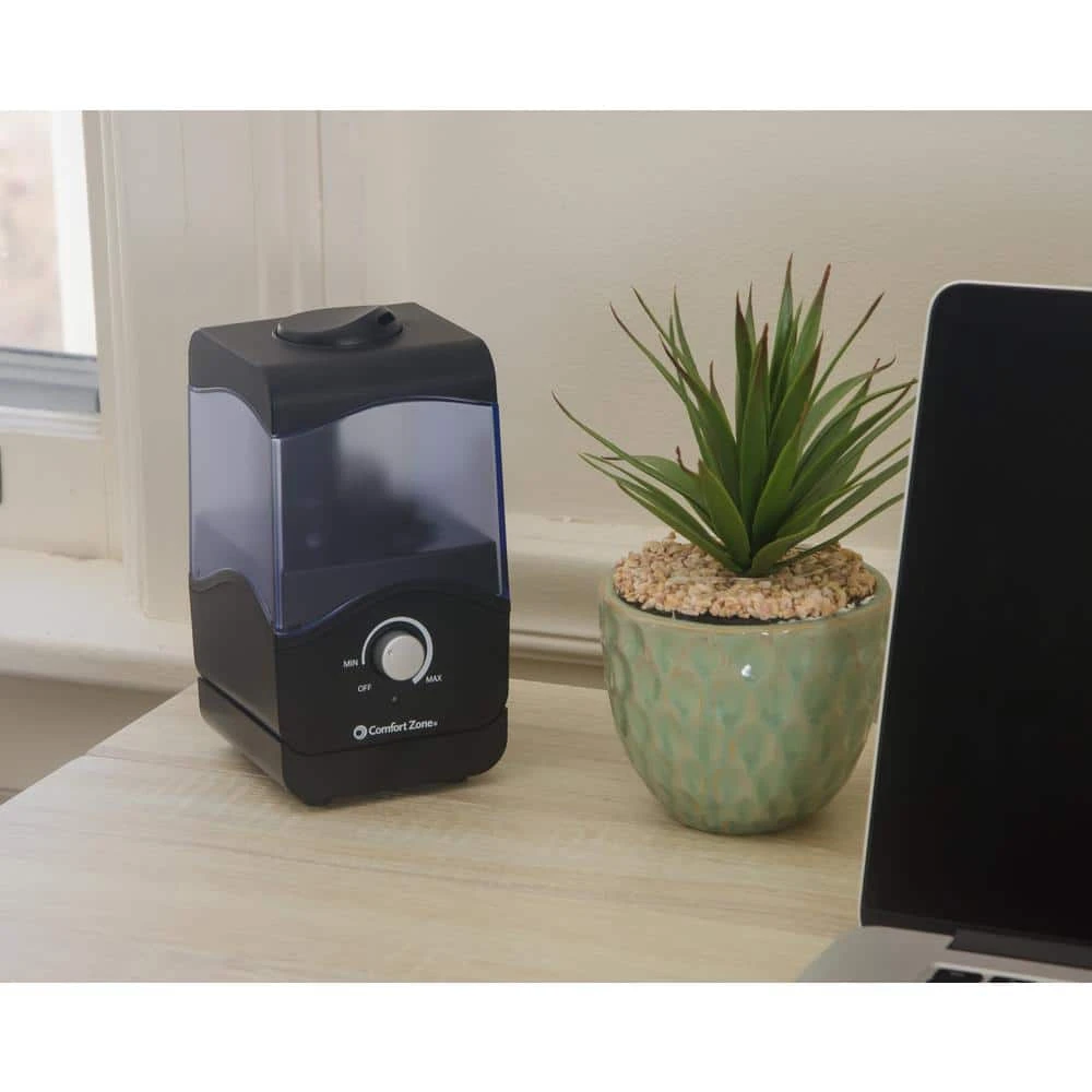 Comfort Zone Personal Wave Whisper-quiet Cool Mist Portable Ultrasonic Aromatherapy Humidifier with Auto Shut-Off 4 Comfort Zone Personal Wave Whisper-quiet Cool Mist Portable Ultrasonic Aromatherapy Humidifier with Auto Shut-Off - Image 2