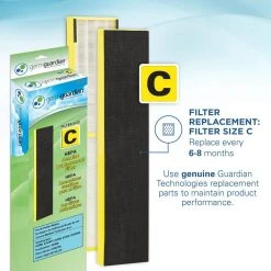 GermGuardian Elite 4-in-1, 3 Speed Air Purifier with True HEPA filter, UV Sanitizer for Medium Rooms up to 167 Sq. Ft., Black -Air Quality Shop blacks germguardian air purifiers ac5300b fa 1000