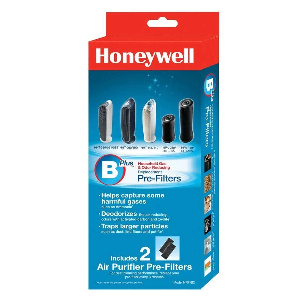 Honeywell Premium Household Gas and Odor Reducing Pre-Filter B (2-Pack) 4 Honeywell Premium Household Gas and Odor Reducing Pre-Filter B (2-Pack) - Image 2