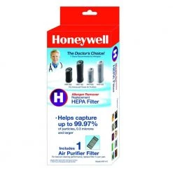 Honeywell True HEPA Replacement Filter H -Air Quality Shop blacks honeywell air purifier accessories hrfhv1 40 1000