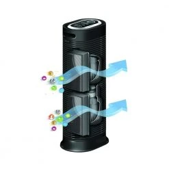 Honeywell True HEPA Tower Air Purifier/Allergen Remover 10 Honeywell True HEPA Tower Air Purifier/Allergen Remover -Air Quality Shop blacks honeywell air purifiers hpa160 4f 1000