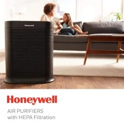 Honeywell HEPA Air Purifier, Large Room (310 sq. ft.) Black 15 Honeywell HEPA Air Purifier, Large Room (310 sq. ft.) Black -Air Quality Shop blacks honeywell air purifiers hpa200 c3 1000