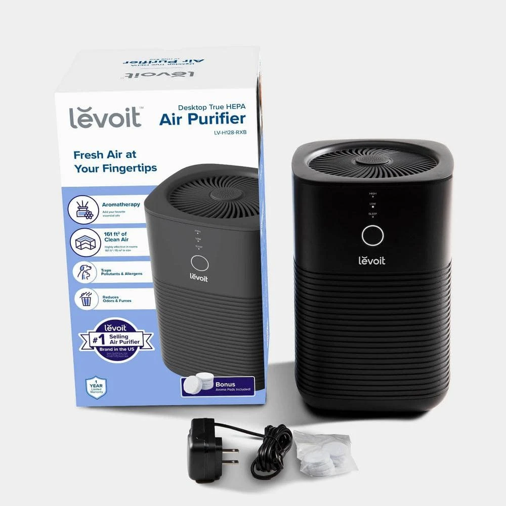 LEVOIT Aromatherapy Desktop True HEPA Air Purifier, 161 sq. ft 4 LEVOIT Aromatherapy Desktop True HEPA Air Purifier, 161 sq. ft - Image 2