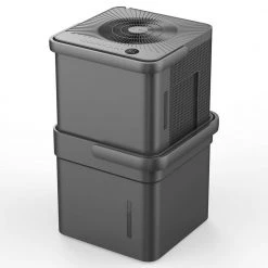 Midea 50-Pint CUBE Smart Dehumidifier with Pump, 3X More Water Capacity, ENERGY STAR MOST EFFICIENT for up to 4,500 sf 11 Midea 50-Pint CUBE Smart Dehumidifier with Pump, 3X More Water Capacity, ENERGY STAR MOST EFFICIENT for up to 4,500 sf -Air Quality Shop blacks midea dehumidifiers mad50ps1qgr c3 1000