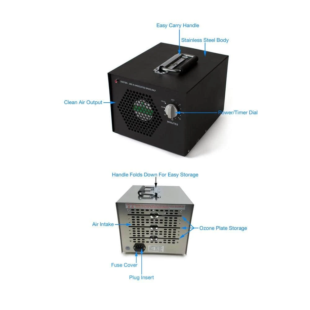 New Comfort HE 500 Commercial Ozone Generator Air Purifier 4 New Comfort HE 500 Commercial Ozone Generator Air Purifier - Image 2