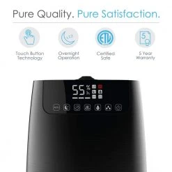 Pure Enrichment HumeXL Pro Warm and Cool Mist Humidifier 17 Pure Enrichment HumeXL Pro Warm and Cool Mist Humidifier -Air Quality Shop blacks pure enrichment humidifiers pehumpro 4f 1000