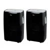 TCL Smart 50-Pint Smart Dehumidifier with Voice Control for Home, Black (2 Pack) -Air Quality Shop blacks tcl dehumidifiers 2 x 50d91 b 64 1000