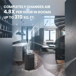 Tosot Air Purifier with H13 True HEPA Filter for Home -Air Quality Shop blacks tosot air purifiers kj350g c3 1000