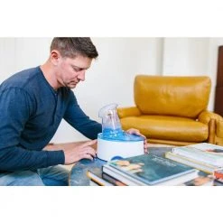 Crane 0.5 Gal. 2-in-1 Warm Mist Humidifier & Personal Steam Inhaler for Small to Medium Rooms up to 250 sq. ft. -Air Quality Shop blues crane humidifiers ee 5202 d4 1000