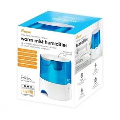 Crane 0.5 Gal. Warm Mist Humidifier with 2 Speed Settings for Small to Medium Rooms up to 250 sq. ft. -Air Quality Shop blues crane humidifiers ee 5202h 76 1000