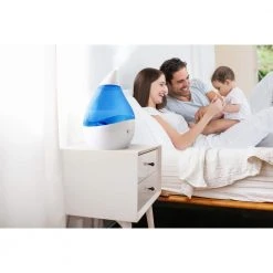 Crane 1 Gal. Top Fill Drop Cool Mist Humidifier with Sound Machine for Medium to Large Rooms up to 500 sq. ft. - Blue/White 15 Crane 1 Gal. Top Fill Drop Cool Mist Humidifier with Sound Machine for Medium to Large Rooms up to 500 sq. ft. - Blue/White -Air Quality Shop blues crane humidifiers ee 5306 44 1000