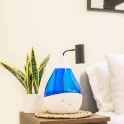 Crane 1 Gal. Top Fill Drop Cool Mist Humidifier with Sound Machine for Medium to Large Rooms up to 500 sq. ft. - Blue/White 13 Crane 1 Gal. Top Fill Drop Cool Mist Humidifier with Sound Machine for Medium to Large Rooms up to 500 sq. ft. - Blue/White -Air Quality Shop blues crane humidifiers ee 5306 4f 1000
