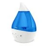 Crane 1 Gal. Top Fill Drop Cool Mist Humidifier with Sound Machine for Medium to Large Rooms up to 500 sq. ft. - Blue/White -Air Quality Shop blues crane humidifiers ee 5306 64 1000