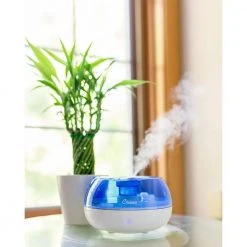 Crane 0.2 Gal. Personal Ultrasonic Cool Mist Humidifier for Small Rooms up to 160 sq. ft. -Air Quality Shop blues crane humidifiers ee 5951 31 1000