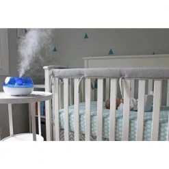 Crane 0.2 Gal. Personal Ultrasonic Cool Mist Humidifier for Small Rooms up to 160 sq. ft. -Air Quality Shop blues crane humidifiers ee 5951 44 1000