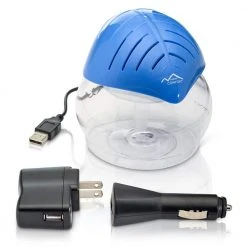New Comfort Blue Mini Desktop Water Based Air Purifier Humidifier Aroma Therapy and Air Cleaner
