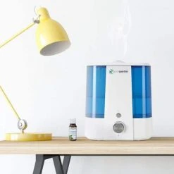 PureGuardian 1.5 Gal. Top Fill Ultrasonic Cool Mist Humidifier with Aroma Tray -Air Quality Shop blues pureguardian humidifiers h1175wca 76 1000