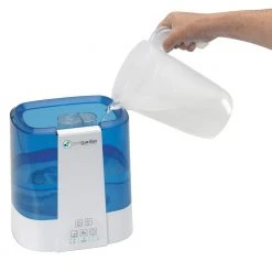 PureGuardian 2 Gal. Top Fill Ultrasonic Warm and Cool Mist Humidifier with Aroma Tray -Air Quality Shop blues pureguardian humidifiers h5225wca 1f 1000