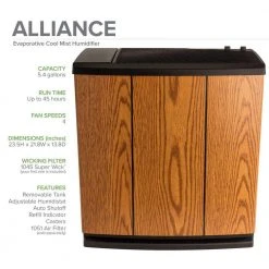AIRCARE 5.4-Gal. Evaporative Humidifier for 3,700 sq. ft. -Air Quality Shop brown aircare humidifiers h12 300hb 4f 1000