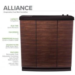 AIRCARE 5.4-Gal. Evaporative Humidifier for 3700 sq. ft. -Air Quality Shop brown aircare humidifiers h12600 a0 1000