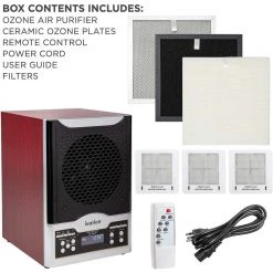 Unbranded 5 in 1 HEPA Ozone Generator and Air Purifier, Ionizer and Deodorizer w/Digital Display -Air Quality Shop browns tans air purifiers ivawhdgozhepa 76 1000