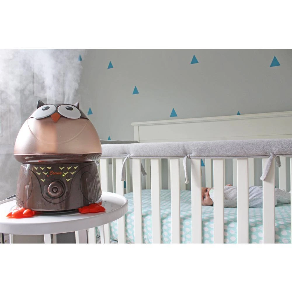Crane 1 Gal. Adorable Ultrasonic Cool Mist Humidifier for Medium to Large Rooms up to 500 sq. ft. - Owl 8 Crane 1 Gal. Adorable Ultrasonic Cool Mist Humidifier for Medium to Large Rooms up to 500 sq. ft. - Owl - Image 6