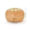 Tatahance 550ml Brown Aroma Diffuser Cool Mist Humidifier with White Remote Controller Colorful Light -Air Quality Shop browns tans humidifiers d0102heb4qw z 64 1000