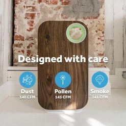 OVAL AIR 3-Stage 5-in-1 Air Purifier for Rooms Upto 600 sq. ft. Reduces Allergies, Asthma, Pets, Odor, Smoke, Dark Wood 23 OVAL AIR 3-Stage 5-in-1 Air Purifier for Rooms Upto 600 sq. ft. Reduces Allergies, Asthma, Pets, Odor, Smoke, Dark Wood -Air Quality Shop browns tans oval air air purifiers air1000d c3 1000