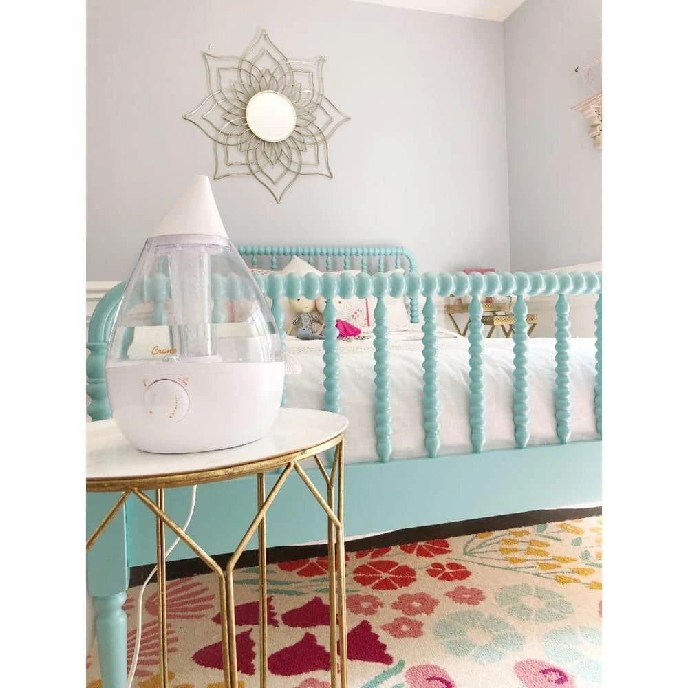 Crane 1 Gal. Drop Ultrasonic Cool Mist Humidifier for Medium to Large Rooms up to 500 sq. ft. - Clear/White 8 Crane 1 Gal. Drop Ultrasonic Cool Mist Humidifier for Medium to Large Rooms up to 500 sq. ft. - Clear/White - Image 6