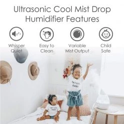 Crane 1 Gal. Drop Ultrasonic Cool Mist Humidifier for Medium to Large Rooms up to 500 sq. ft. - Clear/White 14 Crane 1 Gal. Drop Ultrasonic Cool Mist Humidifier for Medium to Large Rooms up to 500 sq. ft. - Clear/White -Air Quality Shop clear crane humidifiers ee 5301cw 4f 1000