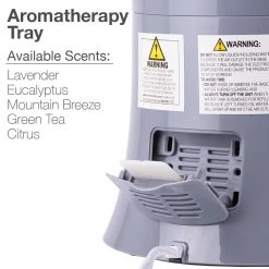 Air Innovations 1.7 Gal. Ultrasonic Cool Mist Humidifier with Remote for Large Rooms up to 600 sq. ft. -Air Quality Shop grays air innovations humidifiers humid13 plat 44 1000 1