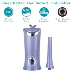 Air Innovations 1.7 Gal. Cool Mist Digital Humidifier for Large Rooms - Up to 600 sq. ft. -Air Quality Shop grays air innovations humidifiers humid13 plat 4f 1000