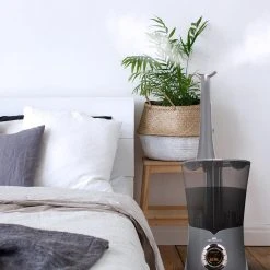 Air Innovations 2.15 Gal. Cool Mist Dual Tank Digital Humidifier for Large Rooms Up to 700 sq. ft. -Air Quality Shop grays air innovations humidifiers humid23 plat 31 1000