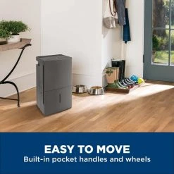 50 pt. Dehumidifier with Built-in Pump for Basement, Garage or Wet Rooms up to 4500 sq. ft. in Grey, ENERGY STAR -Air Quality Shop grays ge dehumidifiers apel50lz 1d 1000