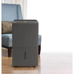 50 pt. Dehumidifier with Built-in Pump for Basement, Garage or Wet Rooms up to 4500 sq. ft. in Grey, ENERGY STAR -Air Quality Shop grays ge dehumidifiers apel50lz 44 1000