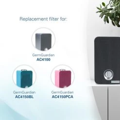 GermGuardian HEPA GENUINE Replacement Filter E for AC4100 Air Purifier 10 GermGuardian HEPA GENUINE Replacement Filter E for AC4100 Air Purifier -Air Quality Shop grays germguardian air purifier accessories flt4100 1f 1000