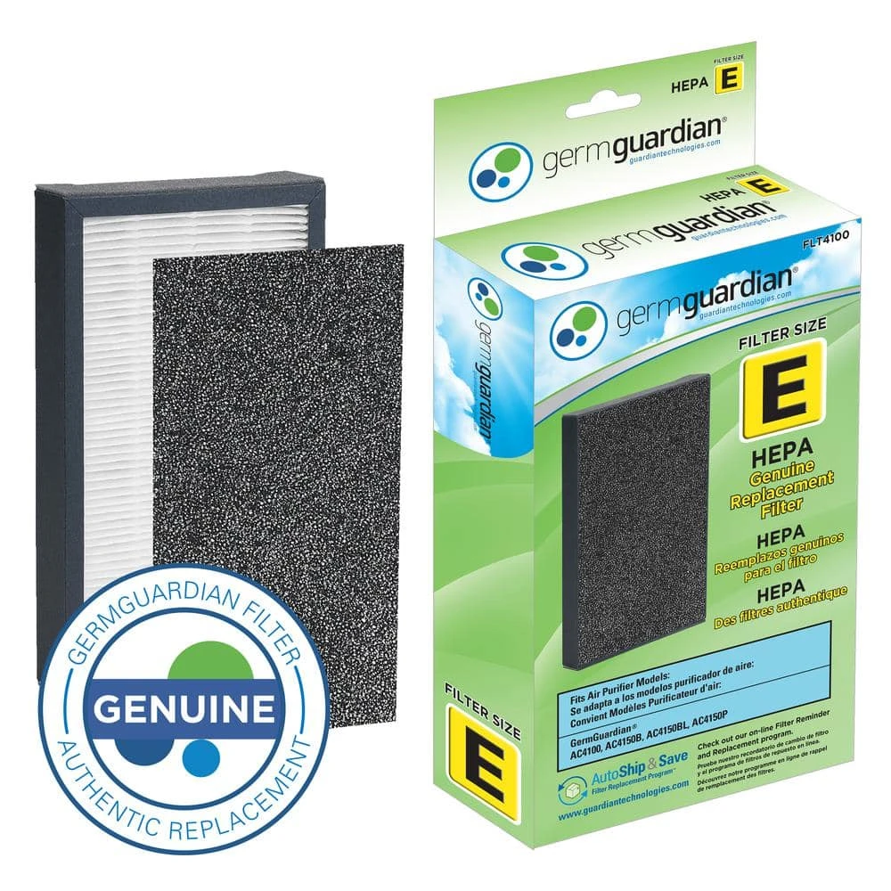 GermGuardian HEPA GENUINE Replacement Filter E for AC4100 Air Purifier 3 GermGuardian HEPA GENUINE Replacement Filter E for AC4100 Air Purifier
