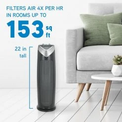 GermGuardian Air Purifier with HEPA Filter and Odor Reduction 22 in. Tower AC4820 -Air Quality Shop grays germguardian air purifiers ac4820 c3 1000