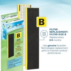 GermGuardian 22 in. 4-in-1 Air Purifier with True HEPA filter for Medium Rooms up to 150 Sq Ft, Grey -Air Quality Shop grays germguardian air purifiers ac4900ca fa 1000