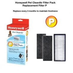 Honeywell Pet CleanAir Replacement Filter Combo Pack -Air Quality Shop grays honeywell air purifier accessories hrf cp2 40 1000