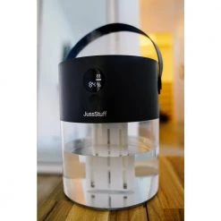 JussStuff Cool Mist, 2 l Tank Portable Humidifier for Large Room with Smart Time Control and Multiple Mist Modes, Charcoal Grey 17 JussStuff Cool Mist, 2 l Tank Portable Humidifier for Large Room with Smart Time Control and Multiple Mist Modes, Charcoal Grey -Air Quality Shop grays humidifiers gxz j636 76 1000