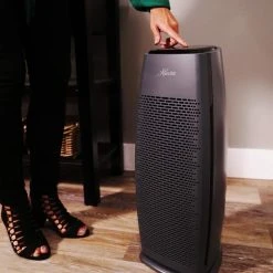 Hunter True HEPA Tall Tower Air Purifier -Air Quality Shop grays hunter air purifiers hp600gr 31 1000