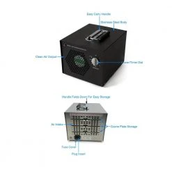 New Comfort Stainless Steel 03/700 Commercial Ozone Generator Air Purifier with UV 9 New Comfort Stainless Steel 03/700 Commercial Ozone Generator Air Purifier with UV -Air Quality Shop grays new comfort air purifiers f105stainless 1f 1000