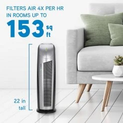 PureGuardian 22 in. 3 Speed Air Purifier with HEPAFresh filter for Medium Rooms up to 153 Sq. Ft -Air Quality Shop grays pureguardian air purifiers ap2200ca c3 1000