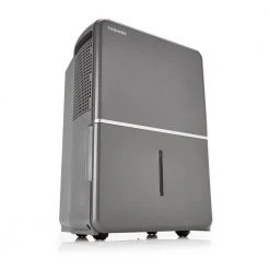 Toshiba 50-Pint 115-Volt ENERGY STAR MOST EFFICIENT Dehumidifier with Built-In Pump, Continuous Drain covers up to 4,500 sq. ft. -Air Quality Shop grays toshiba dehumidifiers tddp5013es2p 1f 1000